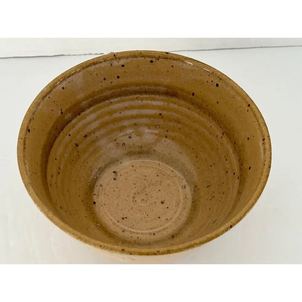 Dunham, Studio Art Pottery Speckled Trinket Soup 5 3/4